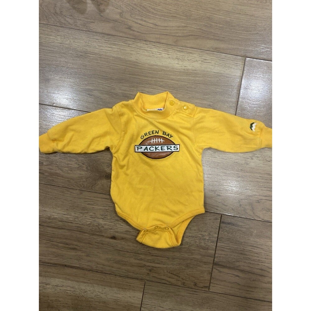 Green Bay Packers Infant Girl Bodysuit 12M | NFL Baby One Piece Outfit